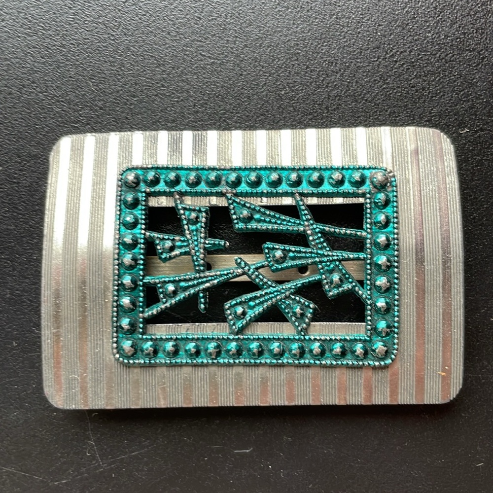 Collection of Vintage Belt Buckles and Buttons